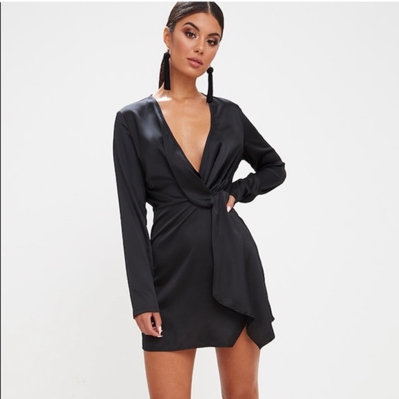 Pretty Little Thing Satin Mini Dress - Picture 1 of 4